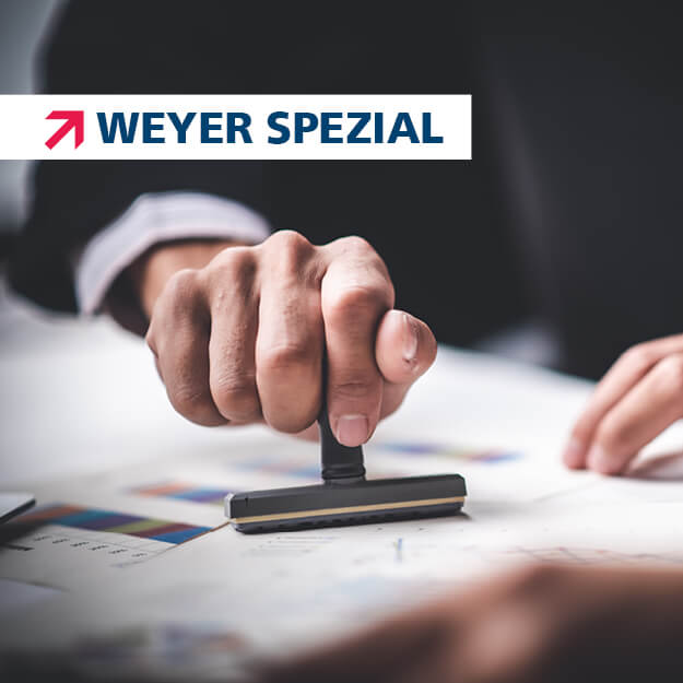 weyer spezial zum Thema Genehmigungsmanagement