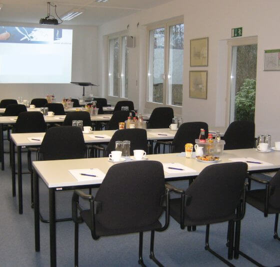 Seminarraum des Hubertushofs in der Innenansicht