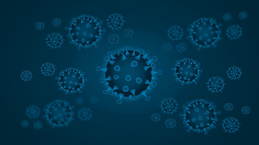 Darstellung zum Corona Virus