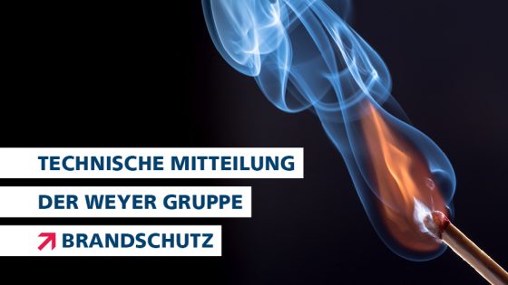 technische Mitteilung Headerbild Brandschutz