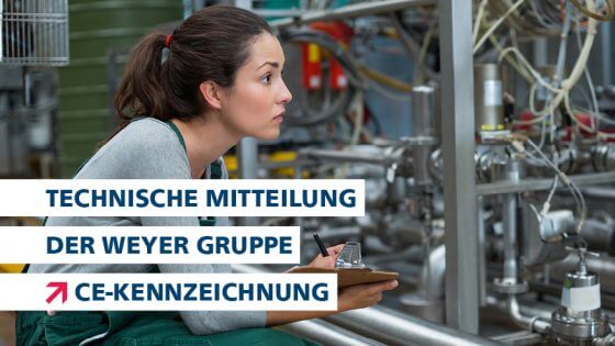 technische Mitteilung CE Kennzeichnung Headerbild
