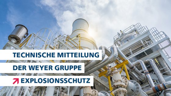 technische Mitteilung Headerbild Explosionsschutz